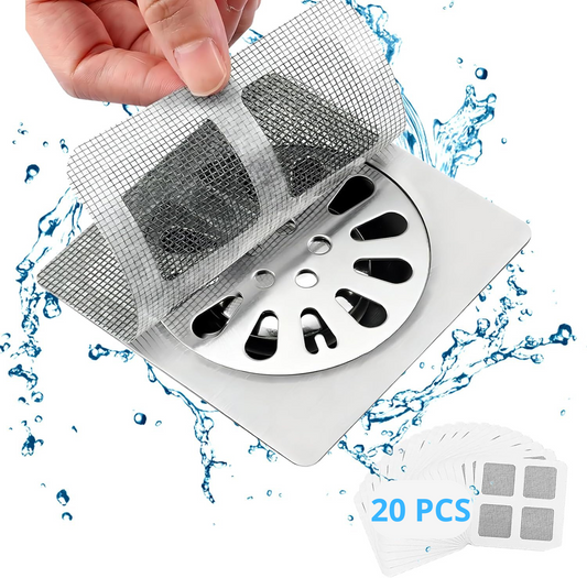 FiltroFácil™ - Filtro Desechable Multifuncional para Desagüe de Suelos (20pcs)