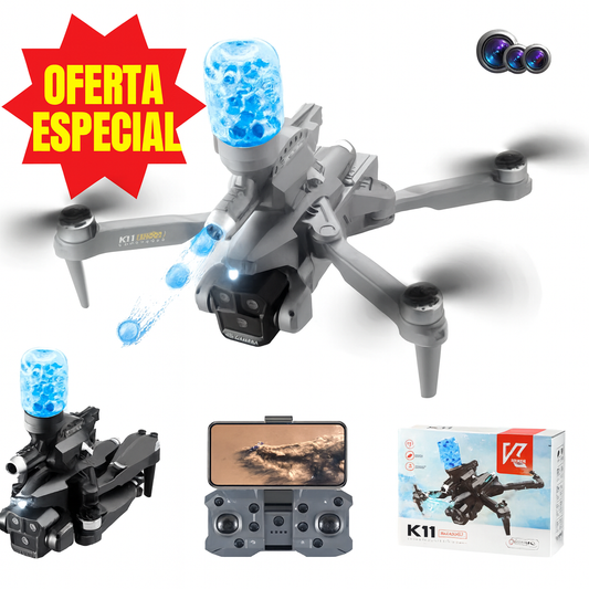 TurboDron Edición Especial con Cámara y Lanzador de Hidrogel