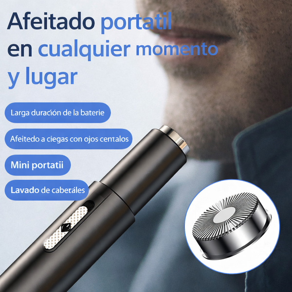 Recortador de Vello Facial Portátil